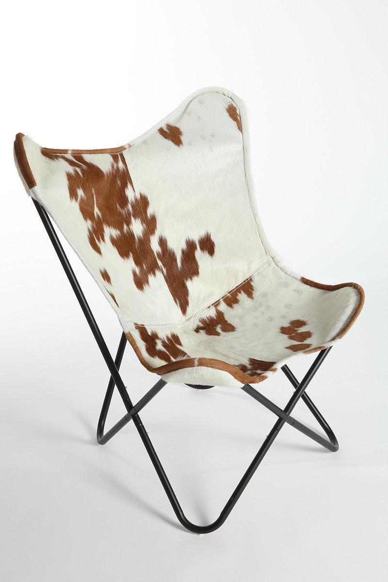 Cowhide Butterfly Chair