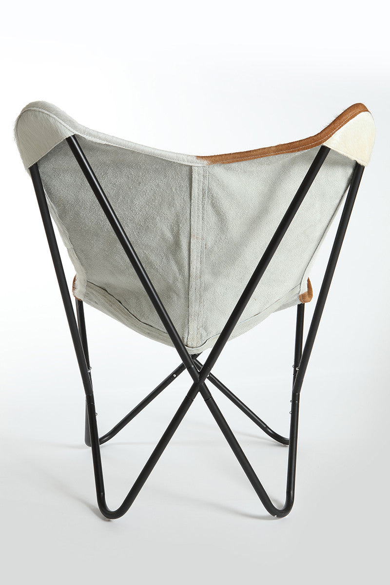 Cowhide Butterfly Chair